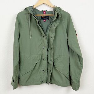 Alpa Industries Green Hooded Parka Jacket Size XS